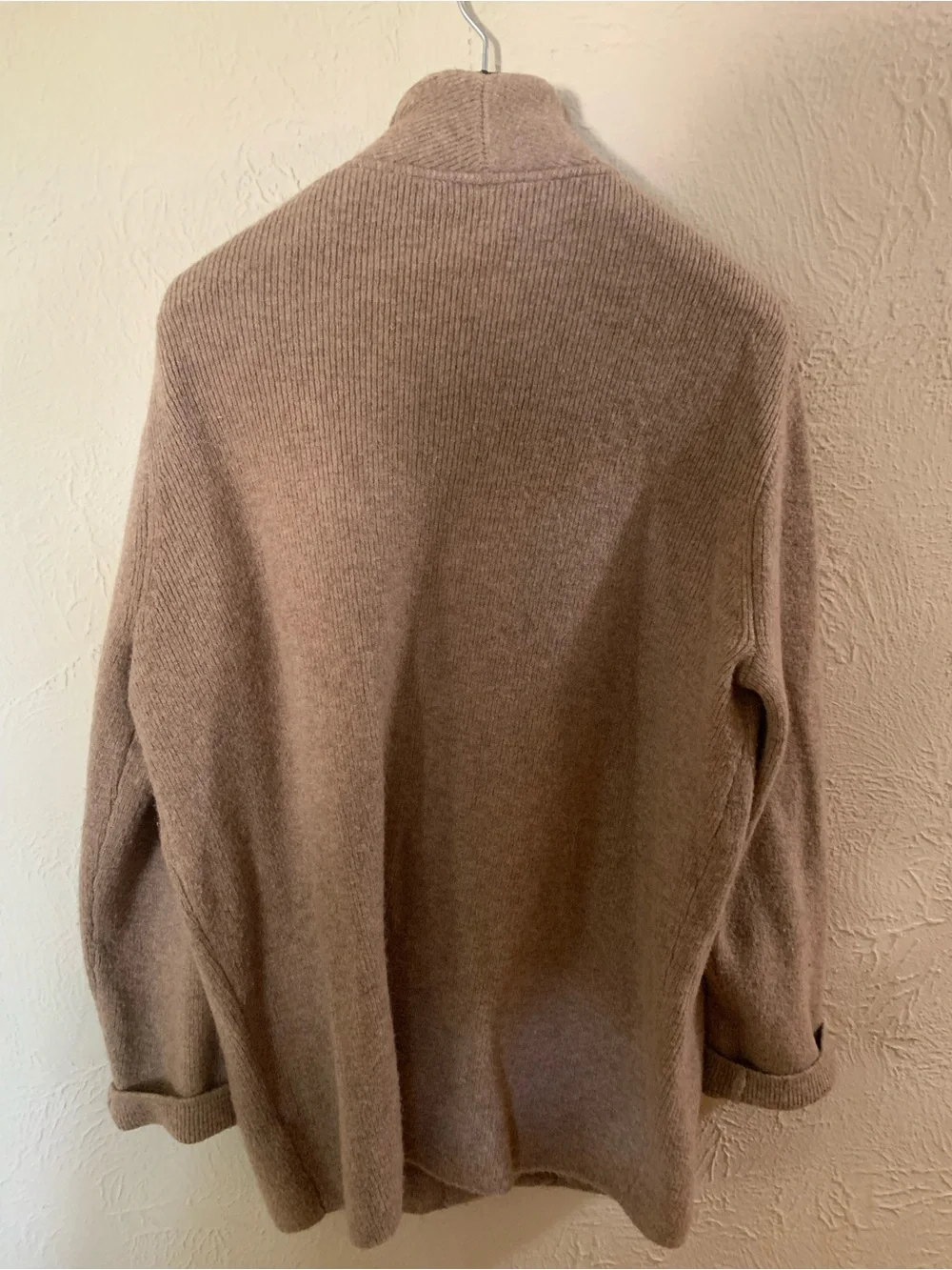 Women’s J Crew Brown Shawl Collar Sweater Blazer